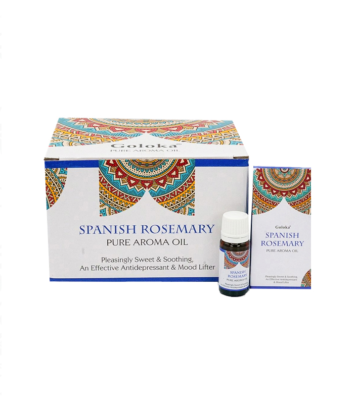 Goloka Spanish Rosemary Pure Aroma Oil 10ml - 12pz